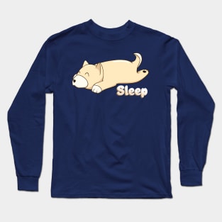 I Love Sleep Puppy Long Sleeve T-Shirt